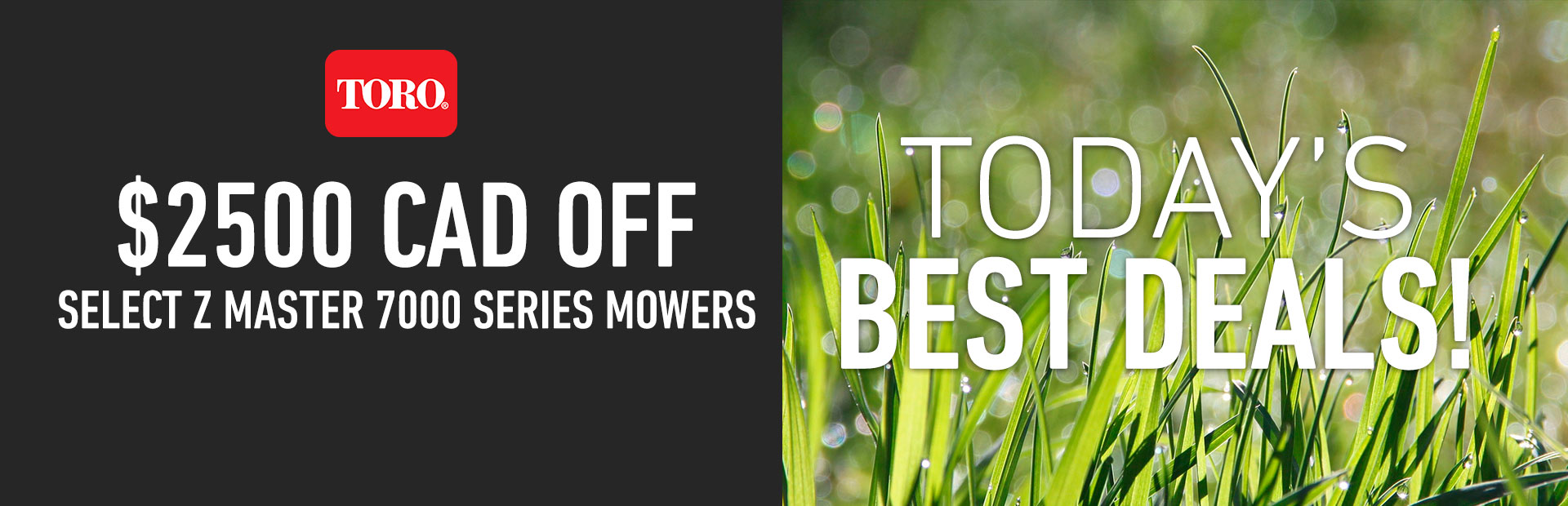 Toro: $2500 CAD Off Select Z Master 7000 Series Mowers